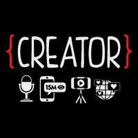 Content Creator Blogger Vlogger Influencer Creator Podcast Button