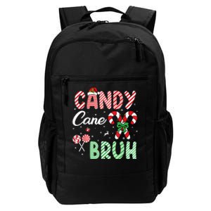 Candy Cane Bruh Funny Christmas Holiday Daily Commute Backpack