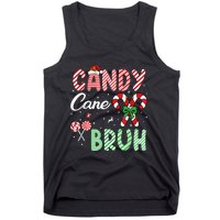 Candy Cane Bruh Funny Christmas Holiday Tank Top