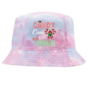 Candy Cane Bruh Funny Christmas Holiday Tie-Dyed Bucket Hat