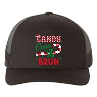 Candy Cane Bruh Funny Christmas Holiday Gift Yupoong Adult 5-Panel Trucker Hat