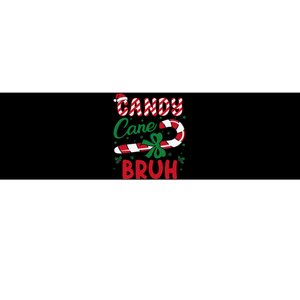 Candy Cane Bruh Funny Christmas Holiday Gift Bumper Sticker