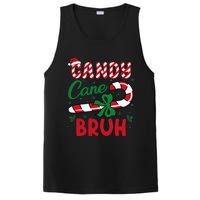 Candy Cane Bruh Funny Christmas Holiday Gift PosiCharge Competitor Tank