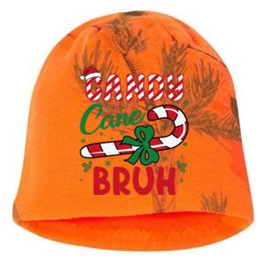 Candy Cane Bruh Funny Christmas Holiday Gift Kati - Camo Knit Beanie