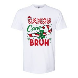 Candy Cane Bruh Funny Christmas Holiday Gift Softstyle CVC T-Shirt