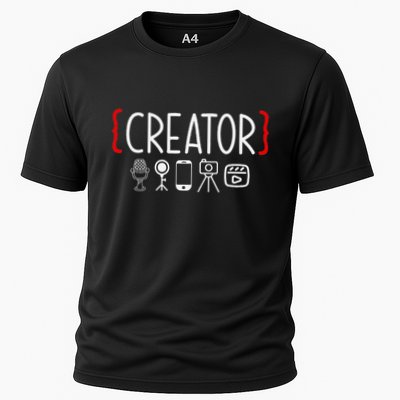 Content Creator Blogger Vlogger Influencer Creator Performance Shirt