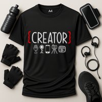 Content Creator Blogger Vlogger Influencer Creator Performance Shirt