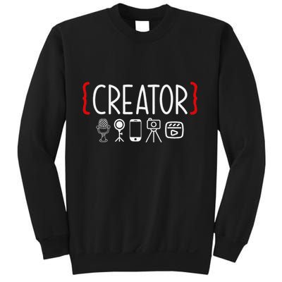Content Creator Blogger Vlogger Influencer Creator Sweatshirt