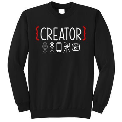 Content Creator Blogger Vlogger Influencer Creator Sweatshirt