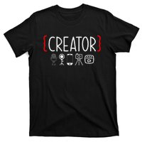 Content Creator Blogger Vlogger Influencer Creator T-Shirt