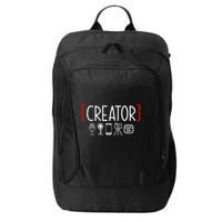 Content Creator Blogger Vlogger Influencer Creator City Backpack