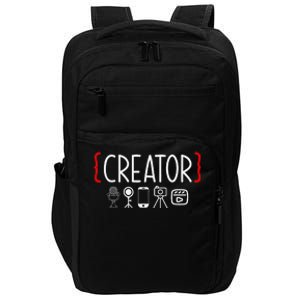 Content Creator Blogger Vlogger Influencer Creator Impact Tech Backpack