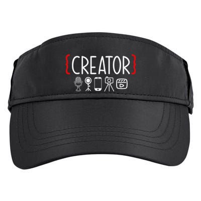 Content Creator Blogger Vlogger Influencer Creator Adult Drive Performance Visor