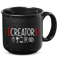 Content Creator Blogger Vlogger Influencer Creator 15oz Campfire Ceramic Mug