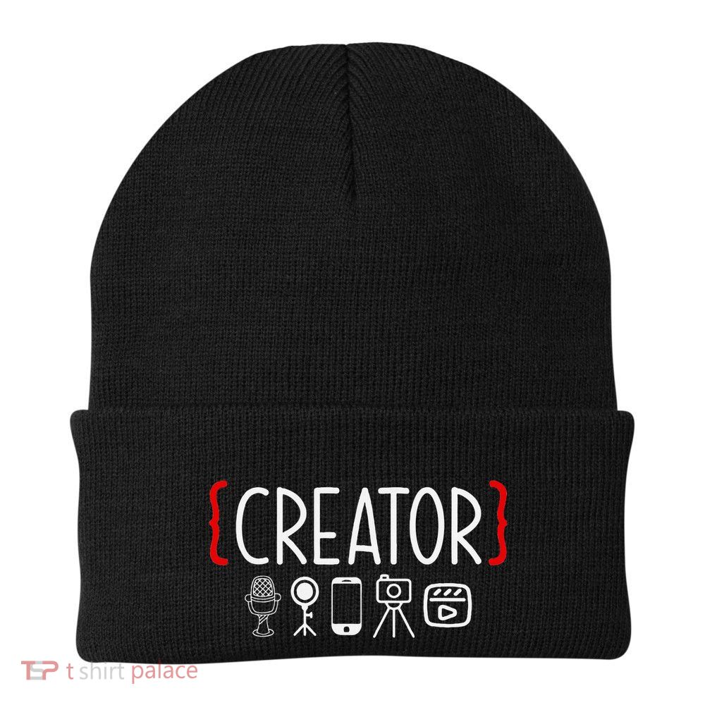 Content Creator Blogger Vlogger Influencer Creator Beanie