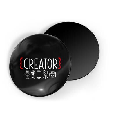 Content Creator Blogger Vlogger Influencer Creator Magnet