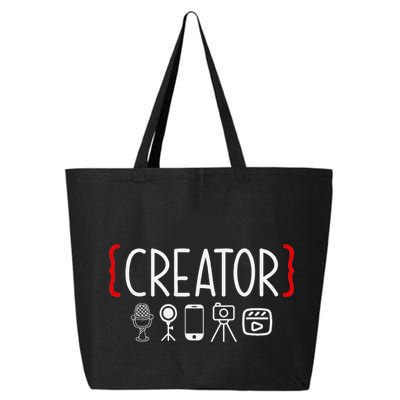 Content Creator Blogger Vlogger Influencer Creator 25L Jumbo Tote