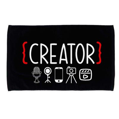 Content Creator Blogger Vlogger Influencer Creator Microfiber Hand Towel