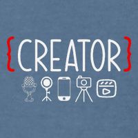 Content Creator Blogger Vlogger Influencer Creator Garment-Dyed Sweatshirt