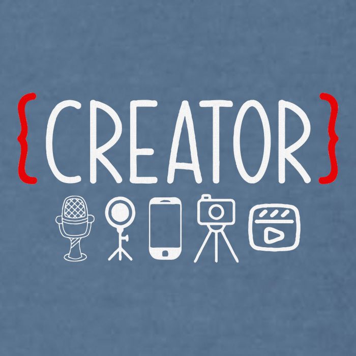 Content Creator Blogger Vlogger Influencer Creator Garment-Dyed Sweatshirt