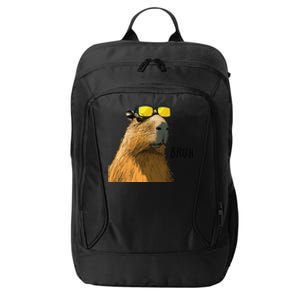 Capybara Cool Bruh In Style City Backpack