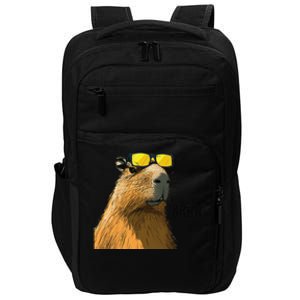 Capybara Cool Bruh In Style Impact Tech Backpack