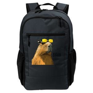 Capybara Cool Bruh In Style Daily Commute Backpack