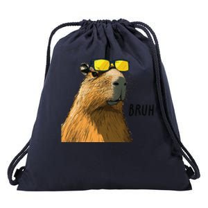 Capybara Cool Bruh In Style Drawstring Bag