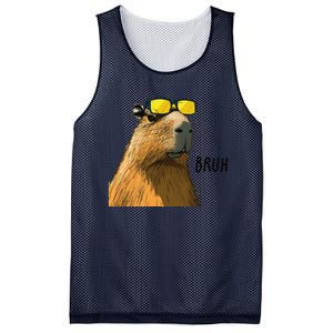 Capybara Cool Bruh In Style Mesh Reversible Basketball Jersey Tank