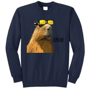 Capybara Cool Bruh In Style Tall Sweatshirt