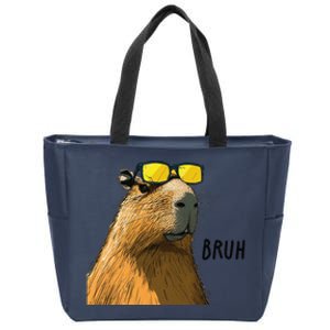 Capybara Cool Bruh In Style Zip Tote Bag