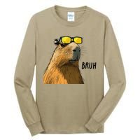 Capybara Cool Bruh In Style Tall Long Sleeve T-Shirt