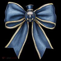 Coquette Christmas Bow Women Holiday Ribbon Mistletoe Tall T-Shirt