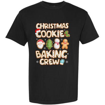 Christmas Cookie Baking Crew Family Matching Xmas Party Garment-Dyed Heavyweight T-Shirt