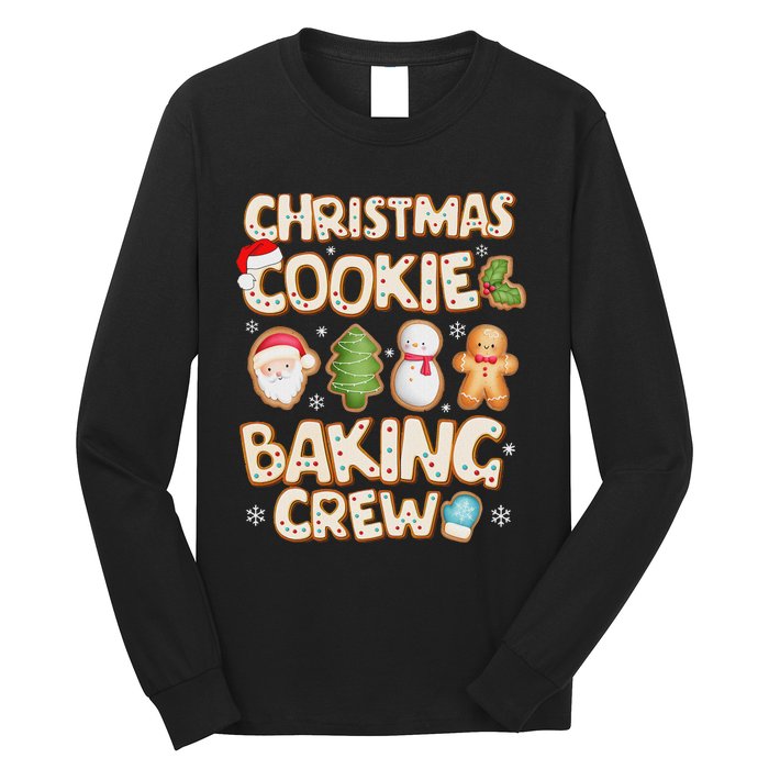 Christmas Cookie Baking Crew Family Matching Xmas Party Long Sleeve Shirt