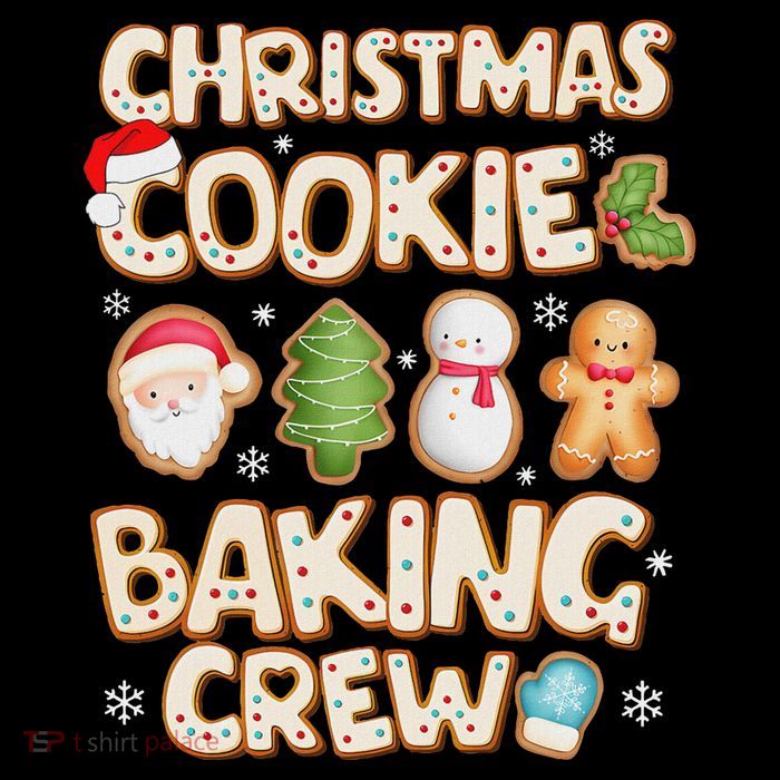 Christmas Cookie Baking Crew Family Matching Xmas Party Sweatshirt