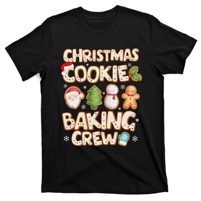 Christmas Cookie Baking Crew Family Matching Xmas Party T-Shirt