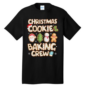 Christmas Cookie Baking Crew Family Matching Xmas Party Tall T-Shirt