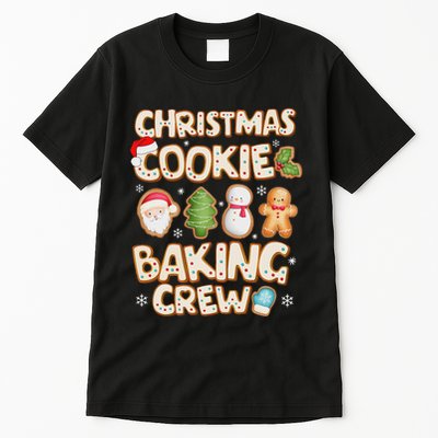 Christmas Cookie Baking Crew Family Matching Xmas Party Tall T-Shirt