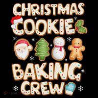 Christmas Cookie Baking Crew Family Matching Xmas Party Bucket Hat