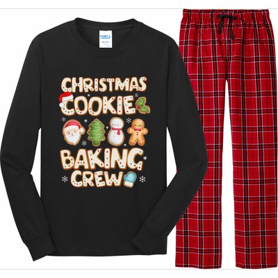 Christmas Cookie Baking Crew Family Matching Xmas Party Long Sleeve Pajama Set