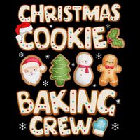 Christmas Cookie Baking Crew Family Matching Xmas Party 16 in Basic Backpack