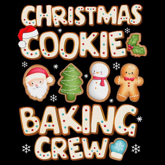 Christmas Cookie Baking Crew Family Matching Xmas Party 16 in Basic Backpack