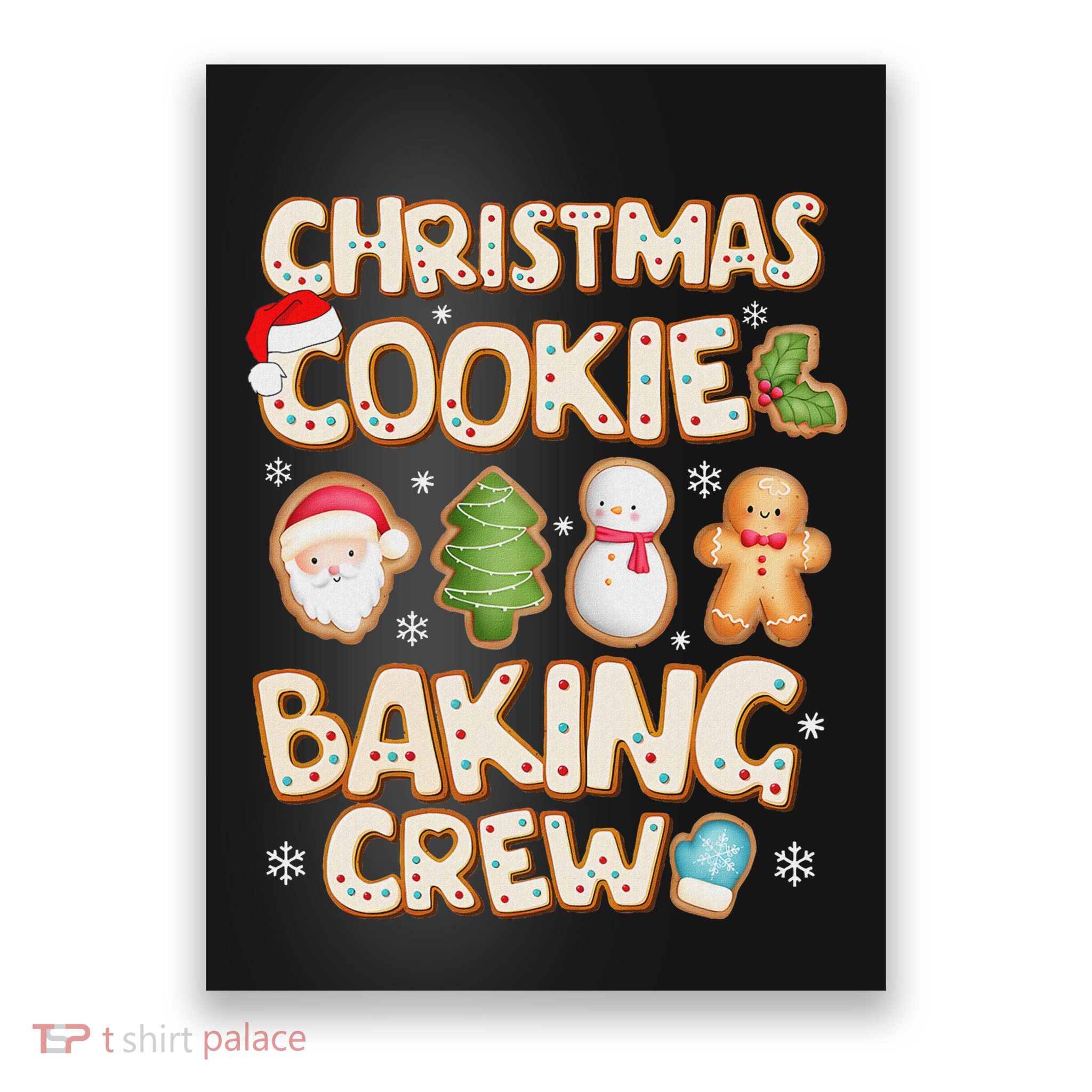 Christmas Cookie Baking Crew Family Matching Xmas Party Poster