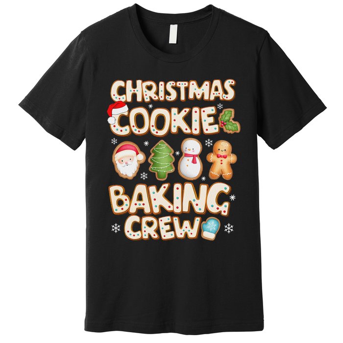 Christmas Cookie Baking Crew Family Matching Xmas Party Premium T-Shirt