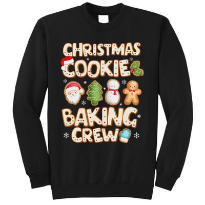 Christmas Cookie Baking Crew Family Matching Xmas Party Tall Sweatshirt