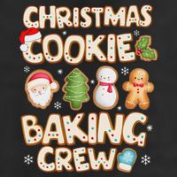 Christmas Cookie Baking Crew Family Matching Xmas Party 25L Jumbo Tote