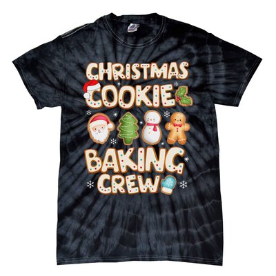 Christmas Cookie Baking Crew Family Matching Xmas Party Tie-Dye T-Shirt