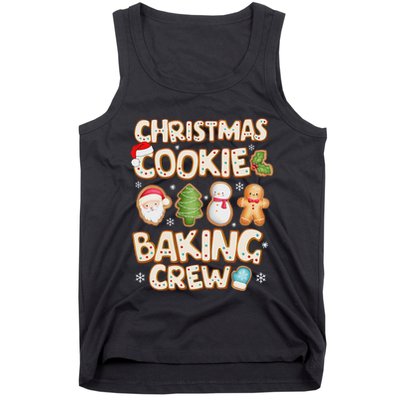 Christmas Cookie Baking Crew Family Matching Xmas Party Tank Top
