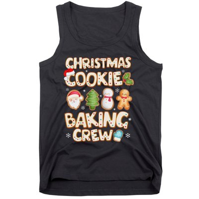 Christmas Cookie Baking Crew Family Matching Xmas Party Tank Top